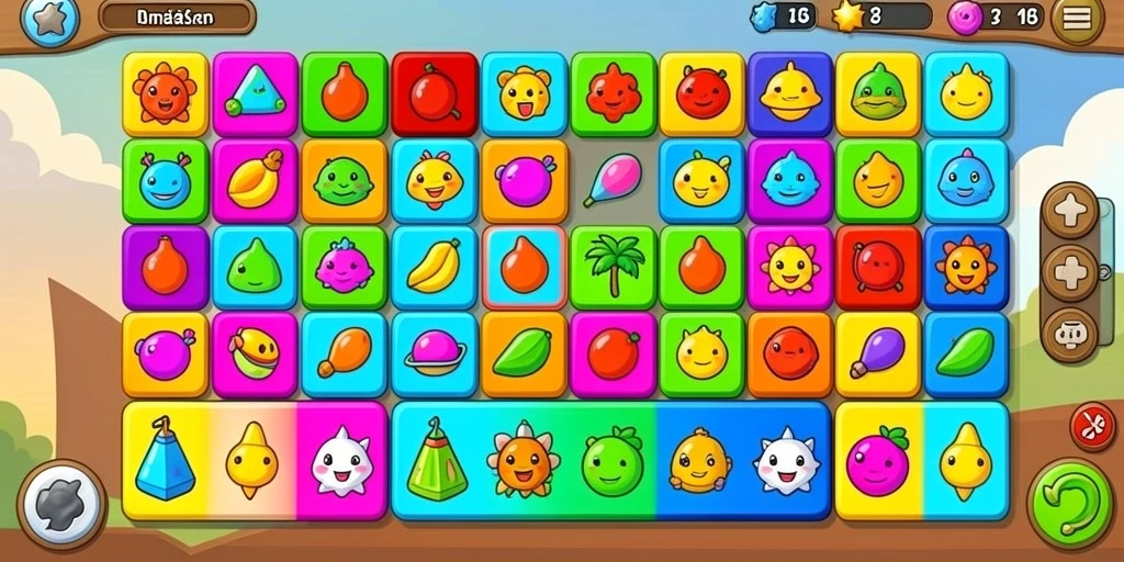 qtgame - Ilustrasi gameplay seru dengan karakter unik dalam aksi.